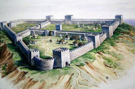 Реконструкция правобережной крепости.