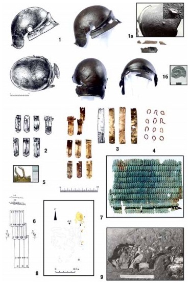 Комплекс ритуальных предметов из курганного могильника Грушевский