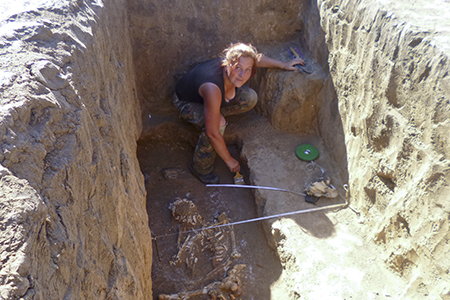 Археологические раскопки в Красном Сулине